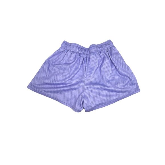 Inaka Power Purple Lined Mesh Shorts Womens L Drawstring Athletic Lifting - Picture 2 of 10